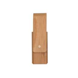 Pen Drive de Bambu Giratório Retangular 4GB 034-4GB