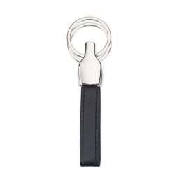 Chaveiro de Metal 2 Argolas com Couro 12048