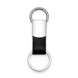 Chaveiro Metal com Couro 14135