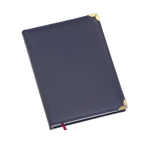 Agenda Diária Capa Lisa Azul