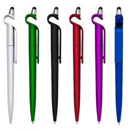 Caneta Plástica Touch com Suporte 13499B
