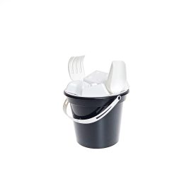 Kit Praia com 4 Formas Preto 1L LT-310/5