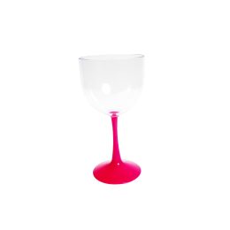 Taça de Gin com Haste Rosa 550ml LT-465