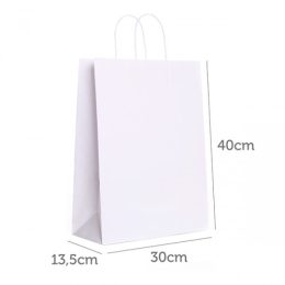 Sacola em Papel Branco CY-39