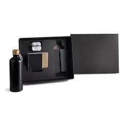 Kit Garrafa, Caderno e Fone 4 Pçs SMKT-90284