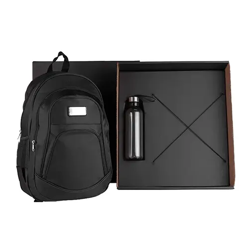 Kit Mochila com Squeeze 2 Pçs SMKT-9043S