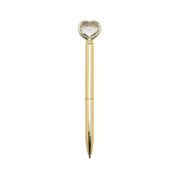 Caneta Metal Coração Diamante 14656