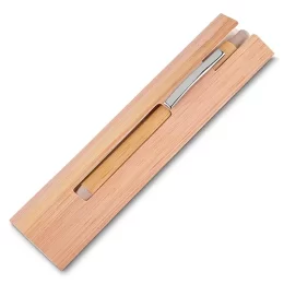 Caneta Ecológica de Bambu com Estojo 14672
