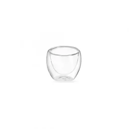 Copo Vidro Parede Dupla 80ml 06094