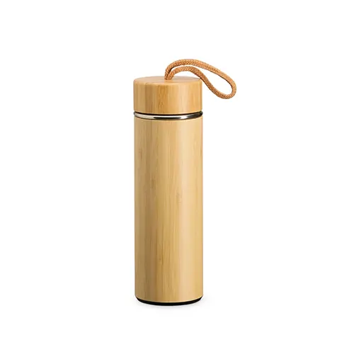 Garrafa Térmica Bambu 400ml com Infusor 02403