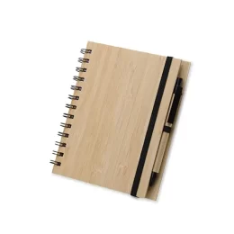 Caderneta em Bambu com Caneta 18748