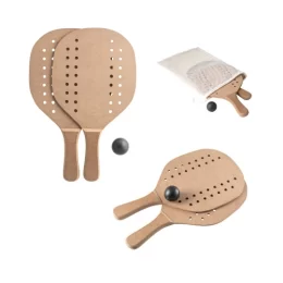 Raquetes de Praia em MDF com Bola Inclusa SP98144