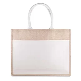 Sacola em Algodão e Juta 220g/m² (35x45x11cm) AI-BAC012